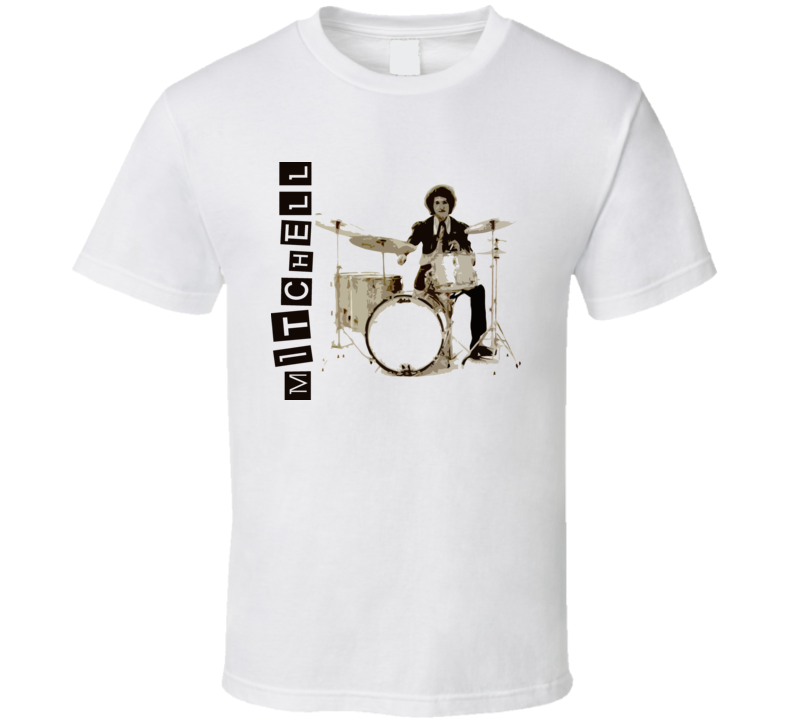 Mitch Mitchell Rock Drummer Music T Shirt
