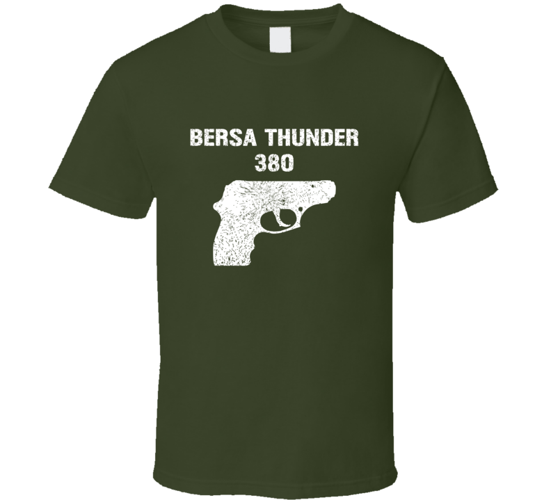 Bersa Thunder 380 Pistol Military Distressed T Shirt