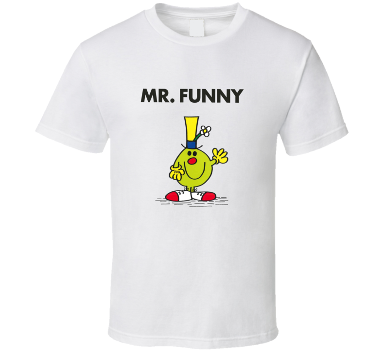 Mr Funny Character From Mr Men Book Series Fan T Shirt