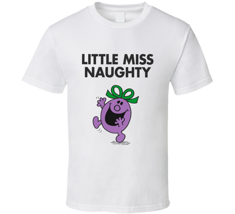 Little Miss Naughty Character From Little Miss Book Series Fan T Shirt
