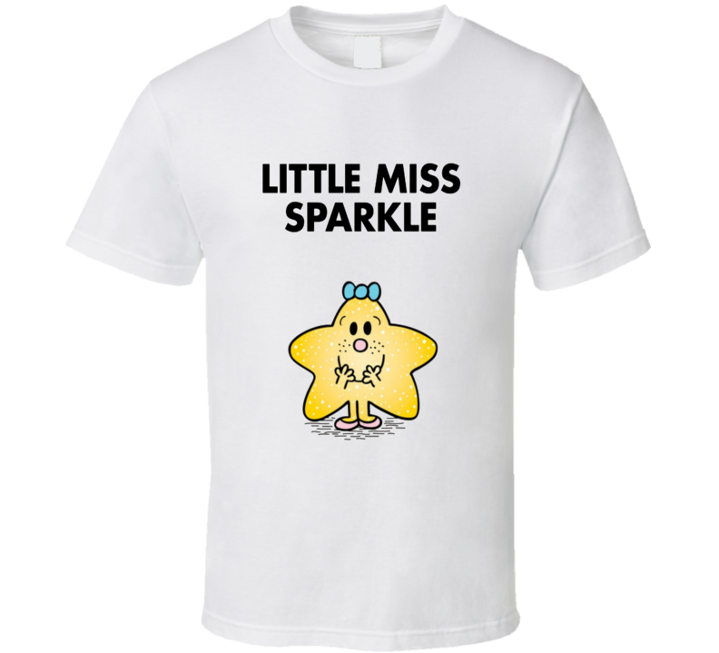 Little Miss Sparkle Character From Little Miss Book Series Fan T Shirt