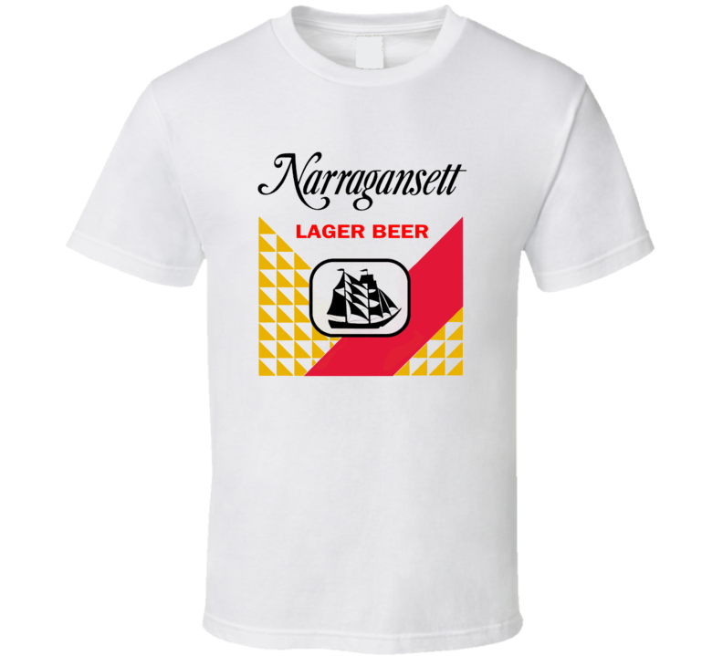 Narragansett Lager Beer Boat World Famous T Shirt 