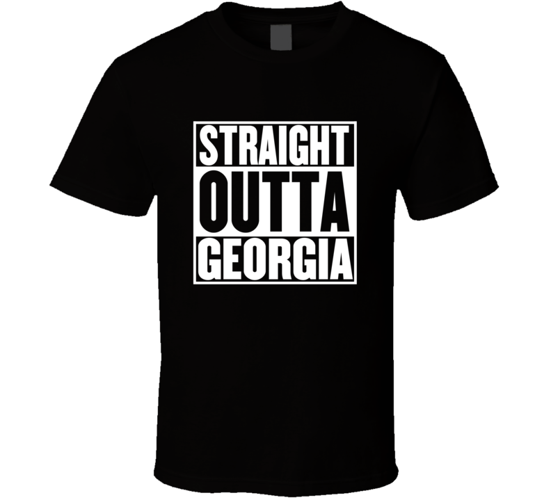 Straight Outta Georgia Movie Parody Shirt