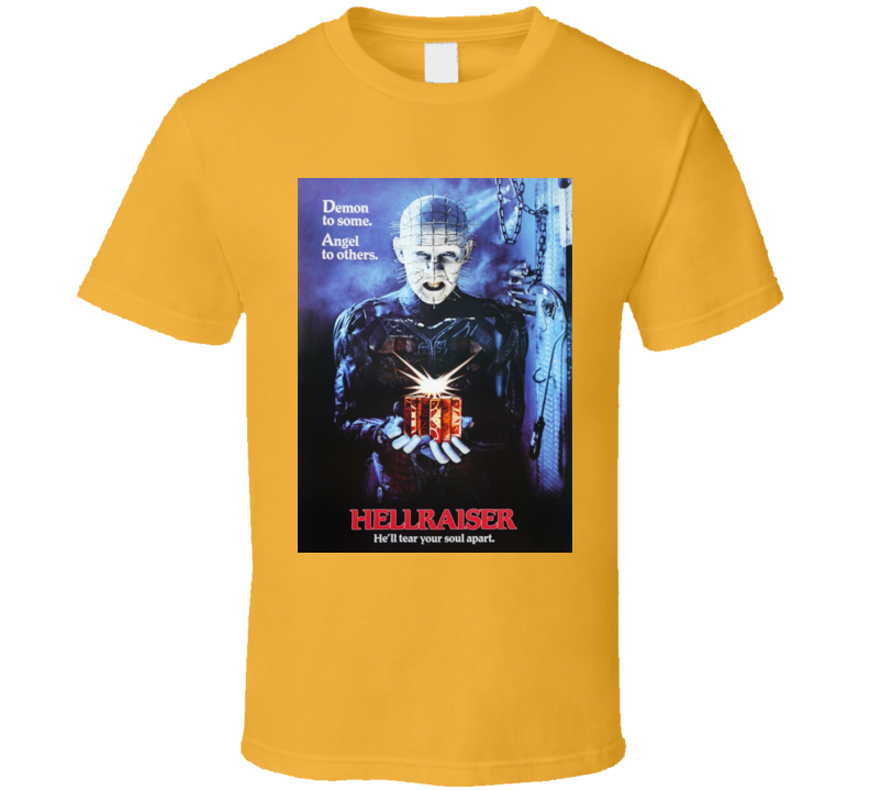 Hellraiser Classic Movie Poster Cool Vintage Retro Gift T Shirt