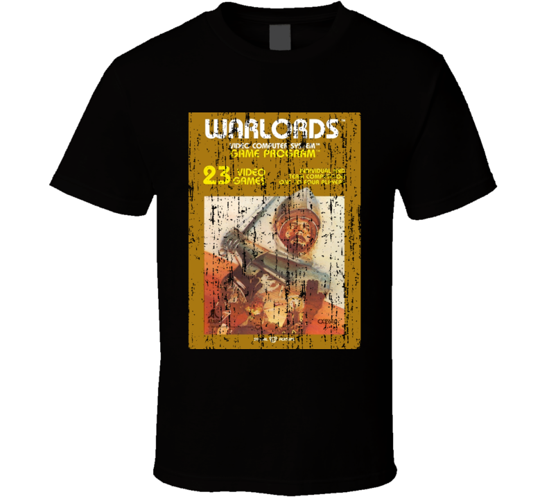 Warlords Vintage Atari Video Game Box Cool T Shirt 