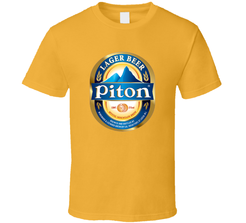 St. Lucia Piton Beer Caribbean Drink Drinking T Shirt