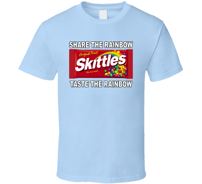 Skittles Share The Rainbow Taste The Rainbow T Shirt