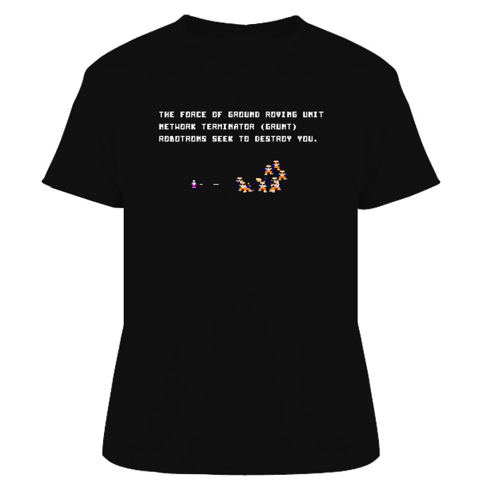 Robotron 2084 Video Game Retro 80s T Shirt