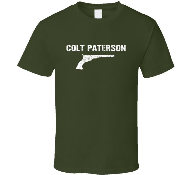 Colt Paterson Revolver Military Distressed T Shirt