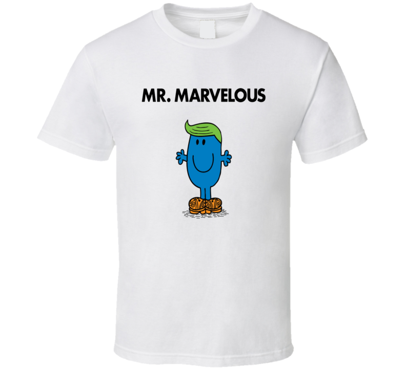 Mr Marvelous Character From Mr Men Book Series Fan T Shirt
