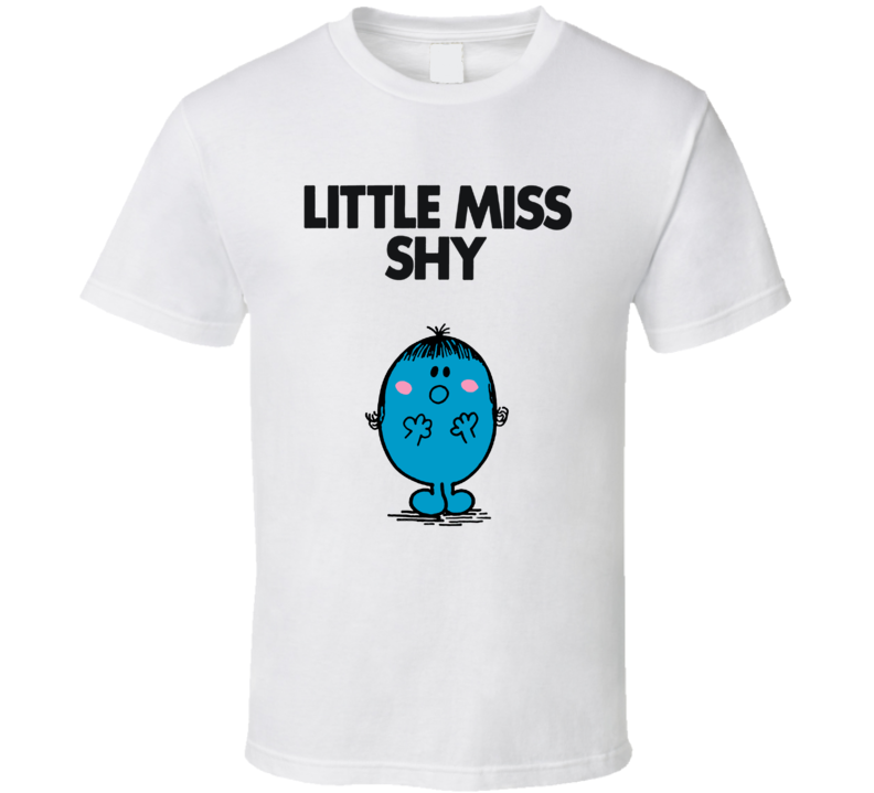 Little Miss Shy Character From Little Miss Book Series Fan T Shirt