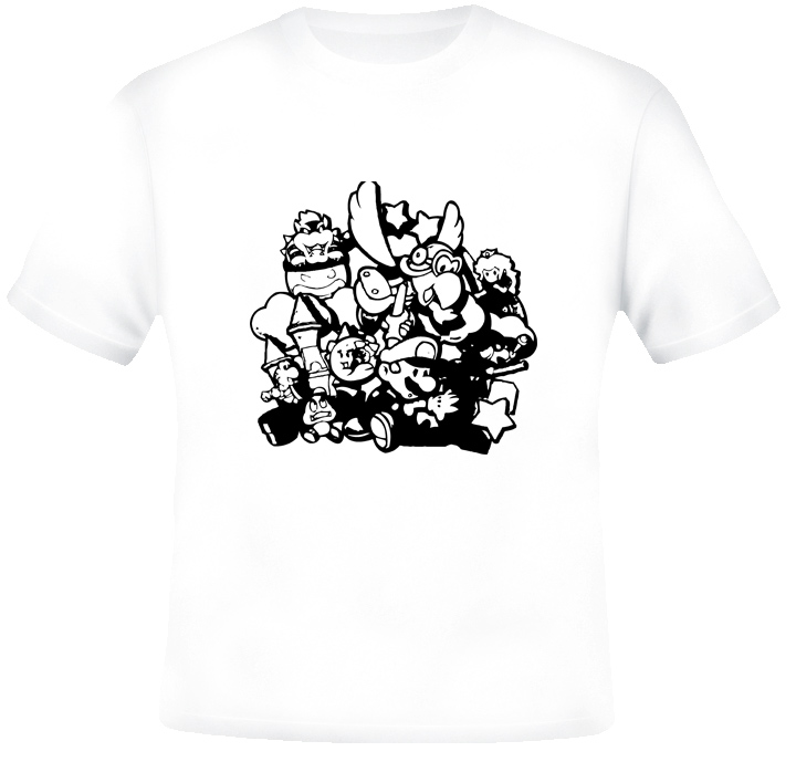 Paper Mario Video Game T Shirt