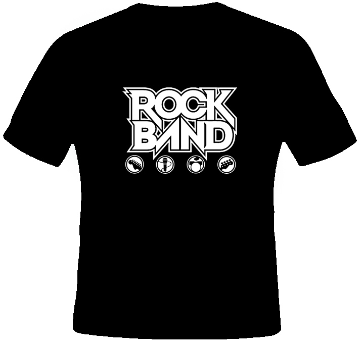 Rock Band Video Game T Shirt