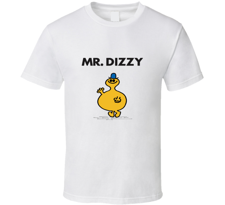 Mr Dizzy Character From Mr Men Book Series Fan T Shirt