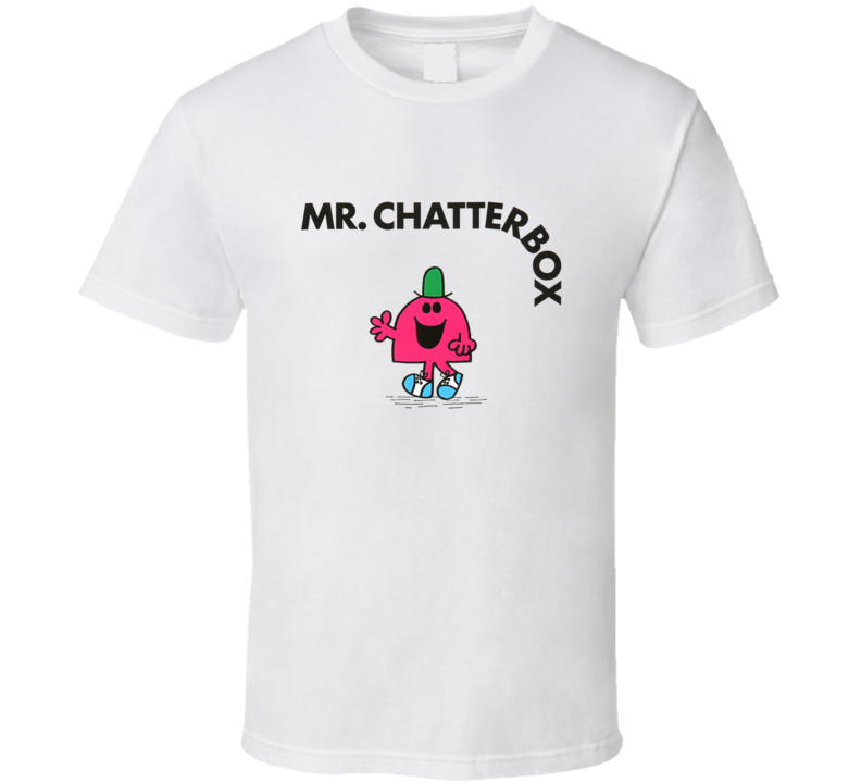 Mr Chatterbox Character From Mr Men Book Series Fan T Shirt
