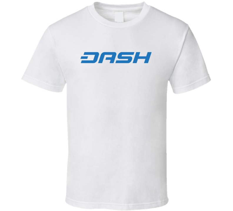 Dash Bitcoin Cryptocurrency Digital Coin Logo T Shirt