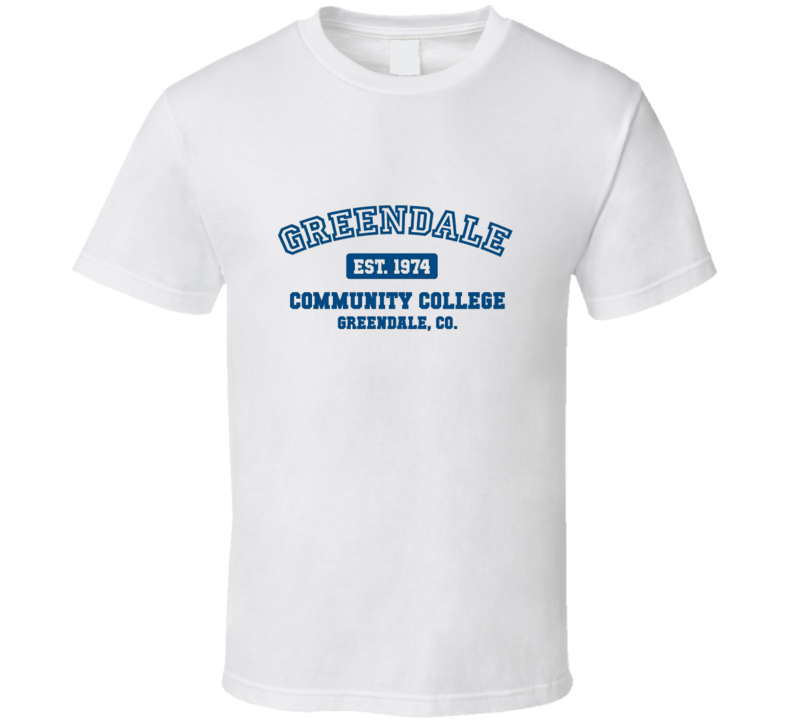 Community Greendale Community College Student TV Show T Shirt Community Greendale Community College Student TV Show T Shirt