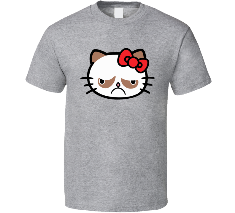 Hello Grumpy Cat Funny Parody Cartoon T Shirt Hello Grumpy Cat Funny Parody Cartoon T Shirt
