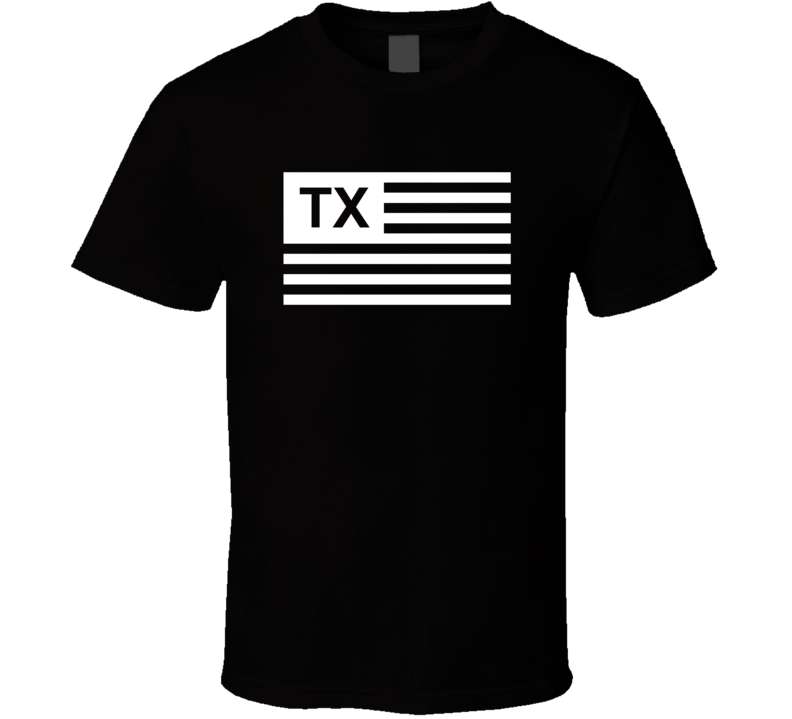American Flag Texas TX Country Flag Black And White T Shirt American Flag Texas TX Country Flag Black And White T Shirt