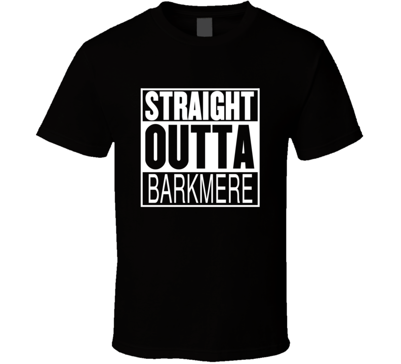Straight Outta Barkmere Quebec Parody Movie T Shirt