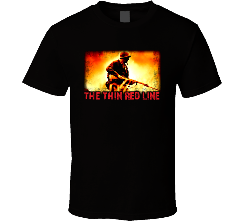 The Thin Red Line Movie T Shirt The Thin Red Line Movie T Shirt