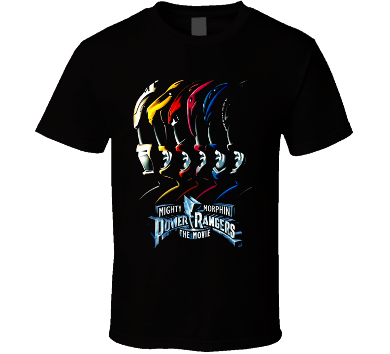 Power rangers the movie t shirt Power rangers the movie t shirt