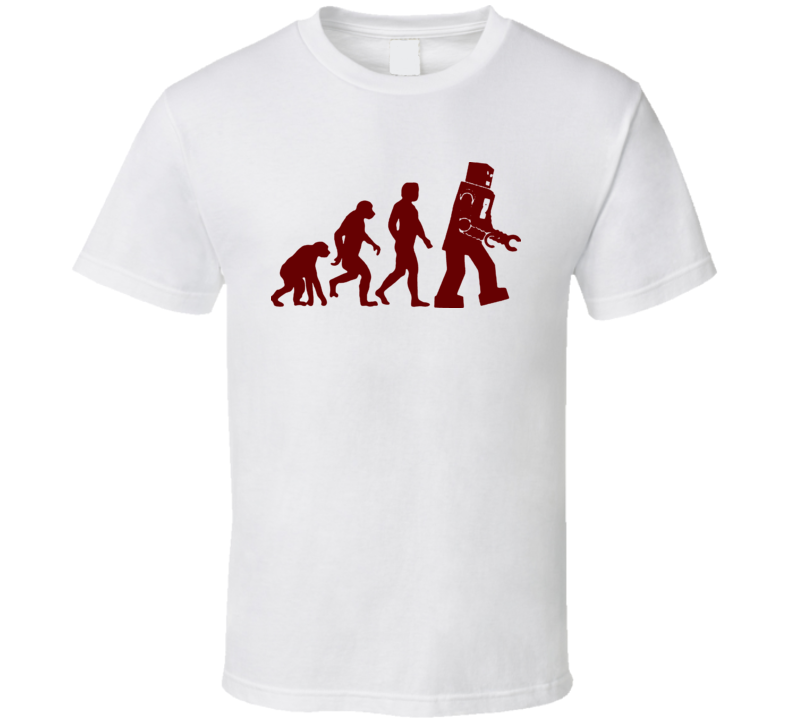 Robot Evolution Funny T Shirt Robot Evolution Funny T Shirt
