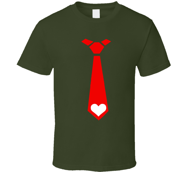 Heart Tie T Shirt Heart Tie T Shirt