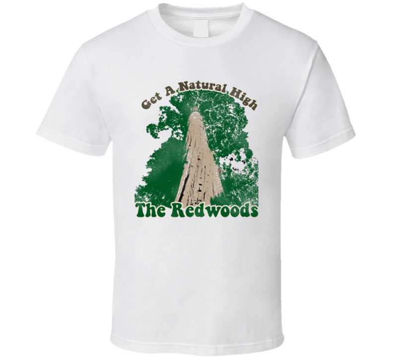 The Redwood Natural High Retro T Shirt The Redwood Natural High Retro T Shirt