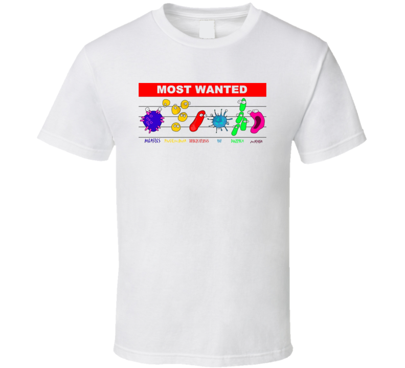 Most Wanted Germs T Shirt Most Wanted Germs T Shirt