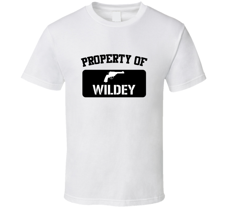 Property Of My Wildey Pistol T Shirt Property Of My Wildey Pistol T Shirt