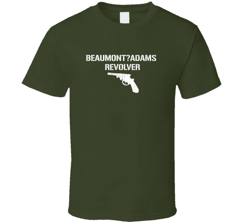 Beaumontadams Revolver Revolver Military Distressed T Shirt Beaumontadams Revolver Revolver Military Distressed T Shirt