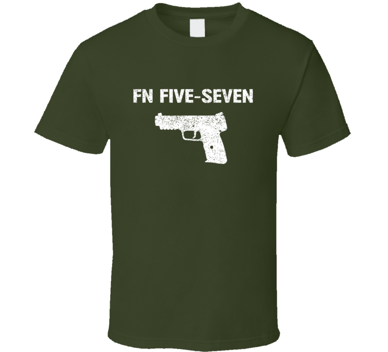 Fn Fiveseven Pistol Military Distressed T Shirt Fn Fiveseven Pistol Military Distressed T Shirt