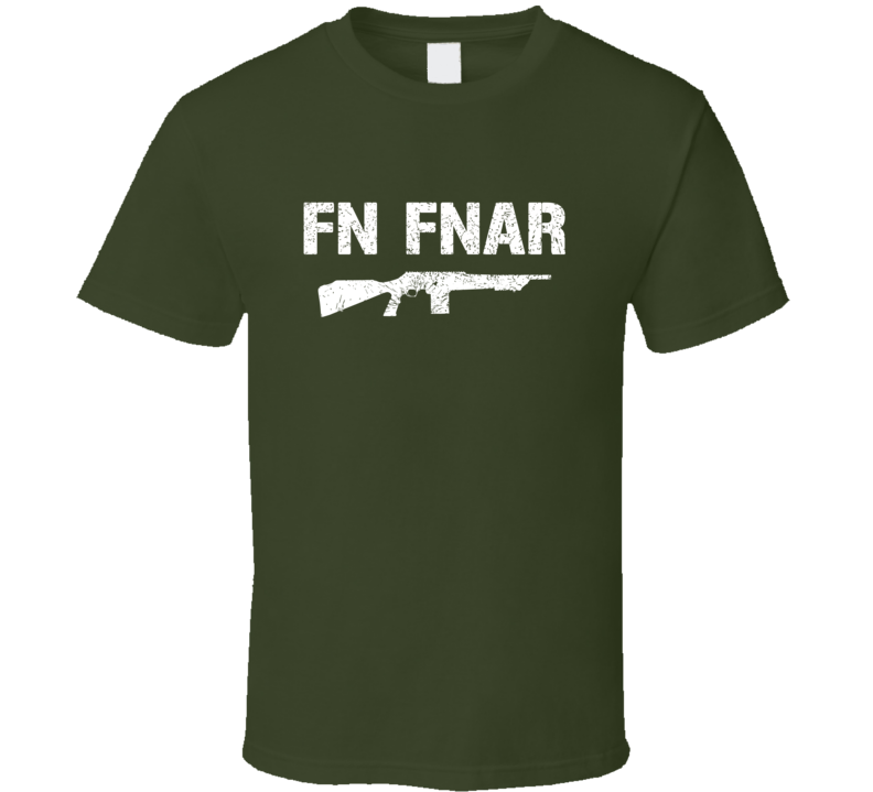 Fn Fnar Sniper Rifle Military Distressed T Shirt Fn Fnar Sniper Rifle Military Distressed T Shirt