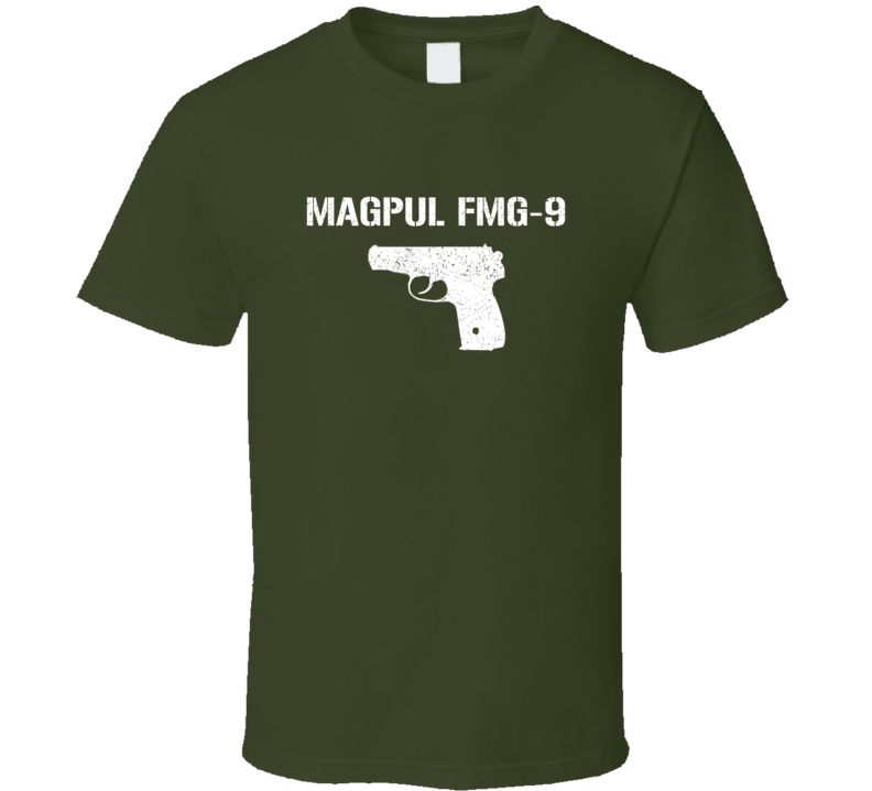 Magpul Fmg9 Pistol Military Distressed T Shirt Magpul Fmg9 Pistol Military Distressed T Shirt
