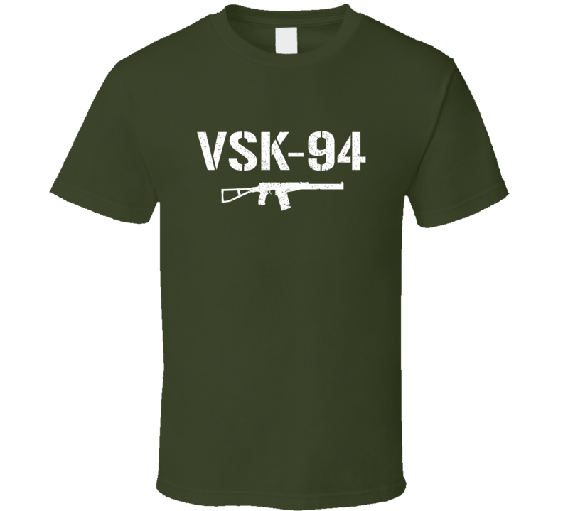 Vsk94 Sniper Rifle Military Distressed T Shirt Vsk94 Sniper Rifle Military Distressed T Shirt