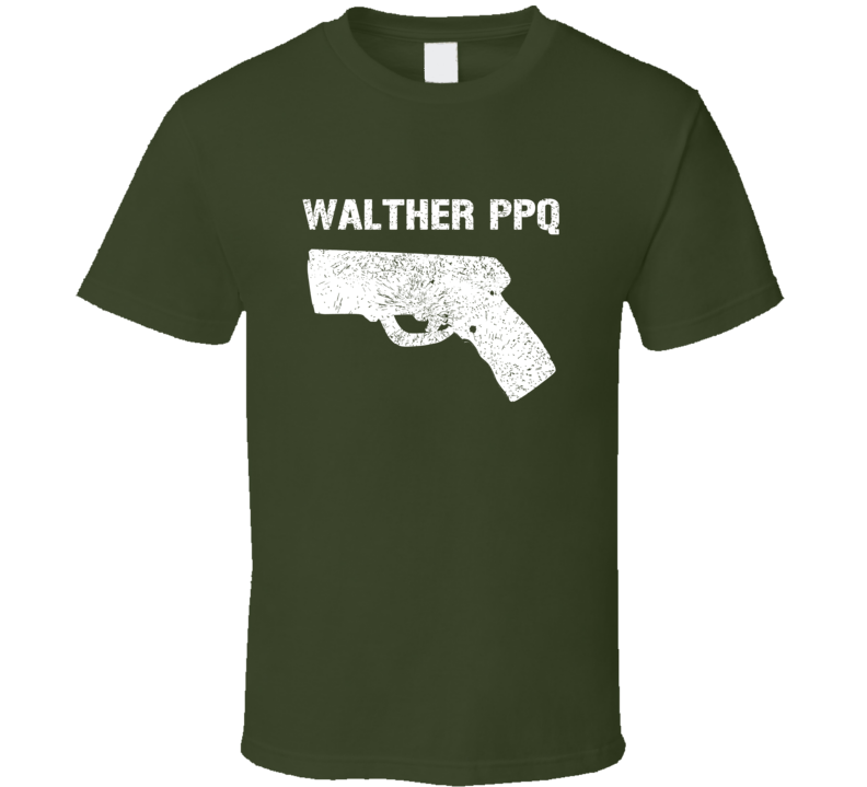 Walther Ppq Pistol Military Distressed T Shirt Walther Ppq Pistol Military Distressed T Shirt