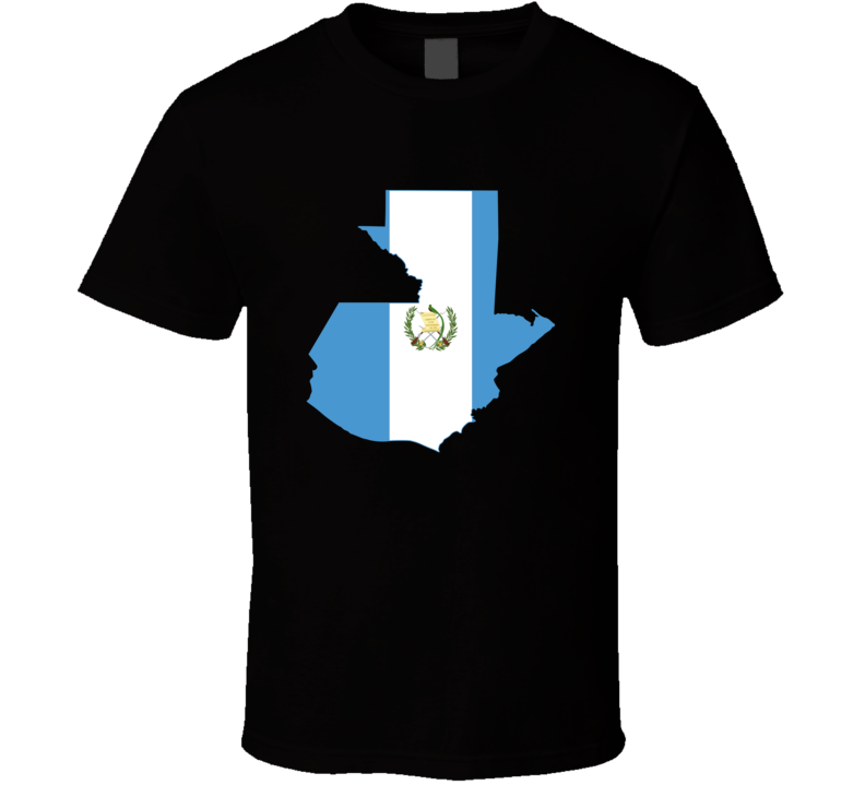 Guatemala Flag Map T Shirt Guatemala Flag Map T Shirt