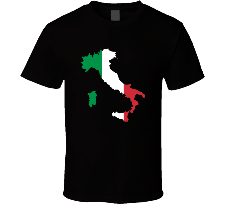 Italy Flag Map T Shirt Italy Flag Map T Shirt