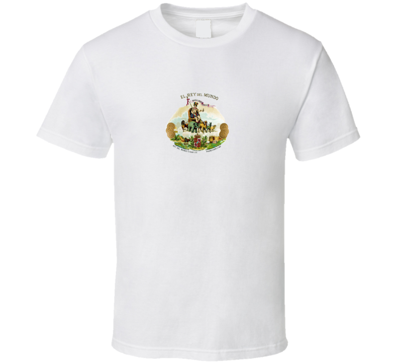 El Rey Del Mundo Cuban Cigar Company T Shirt El Rey Del Mundo Cuban Cigar Company T Shirt