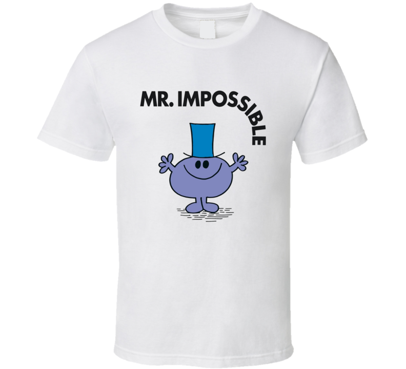 Mr Impossible Character From Mr Men Book Series Fan T Shirt Mr Impossible Character From Mr Men Book Series Fan T Shirt