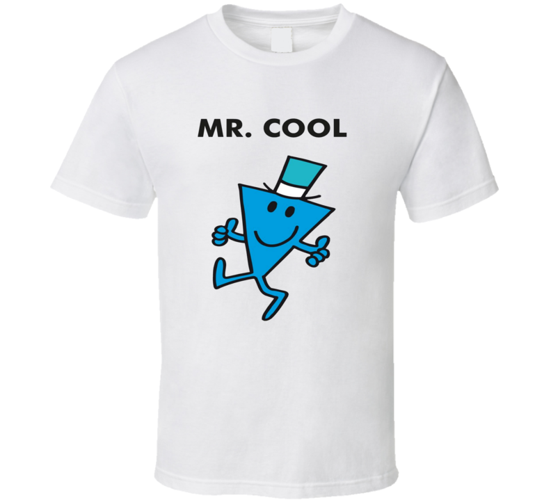 Mr Cool Character From Mr Men Book Series Fan T Shirt Mr Cool Character From Mr Men Book Series Fan T Shirt