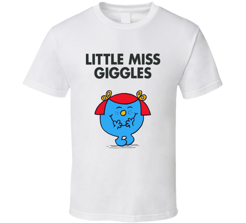 Little Miss Giggles Character From Little Miss Book Series Fan T Shirt Little Miss Giggles Character From Little Miss Book Series Fan T Shirt