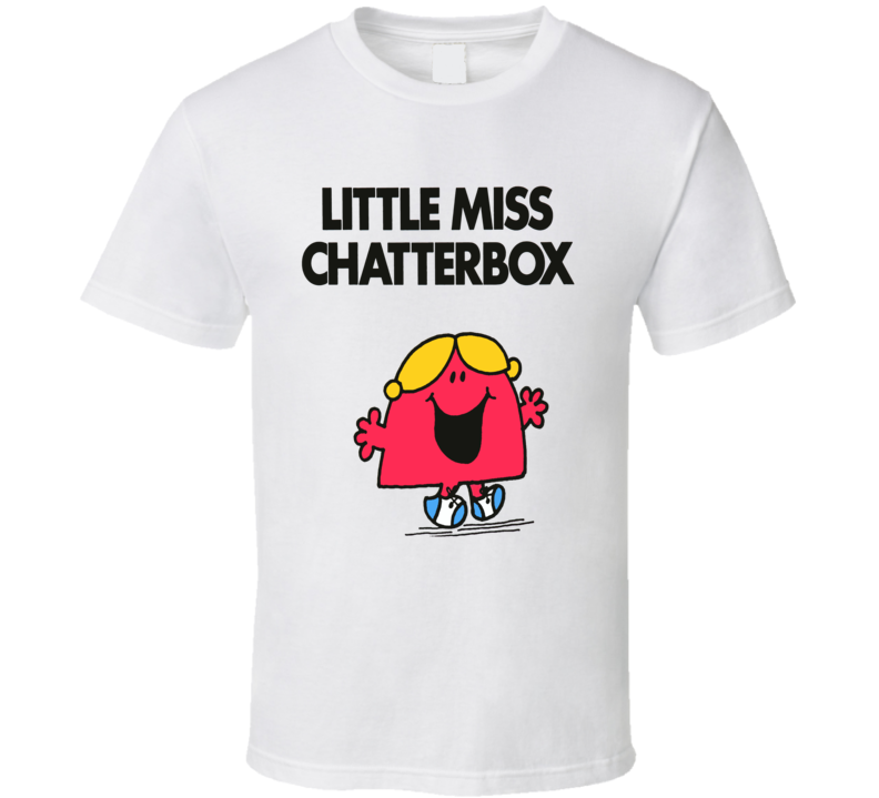 Little Miss Chatterbox Character From Little Miss Book Series Fan T Shirt Little Miss Chatterbox Character From Little Miss Book Series Fan T Shirt