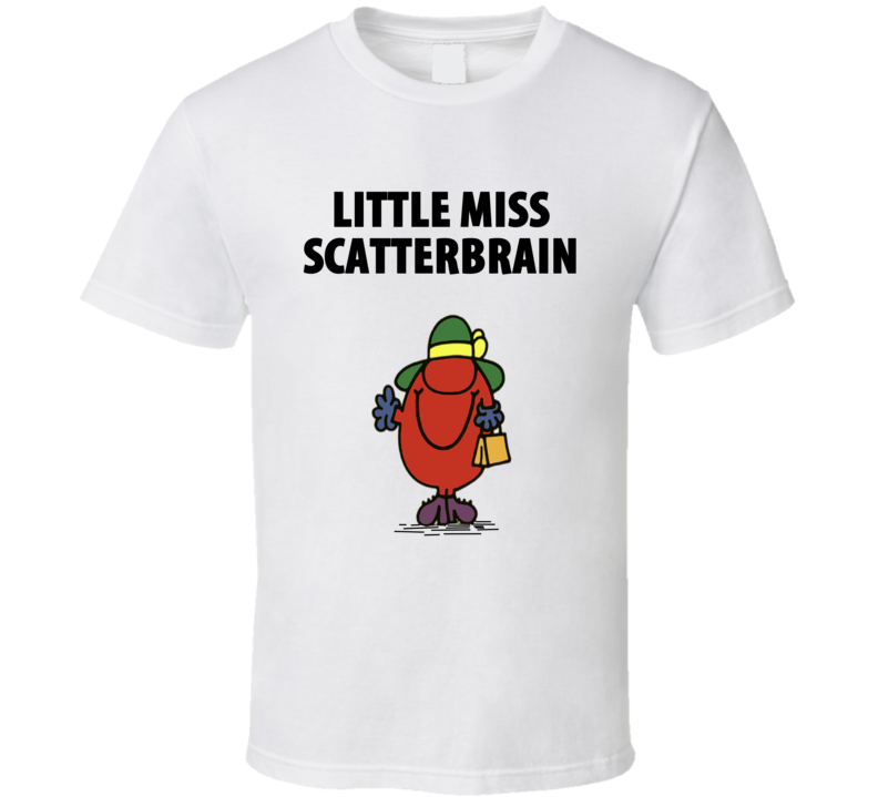 Little Miss Scatterbrain Character From Little Miss Book Series Fan T Shirt Little Miss Scatterbrain Character From Little Miss Book Series Fan T Shirt