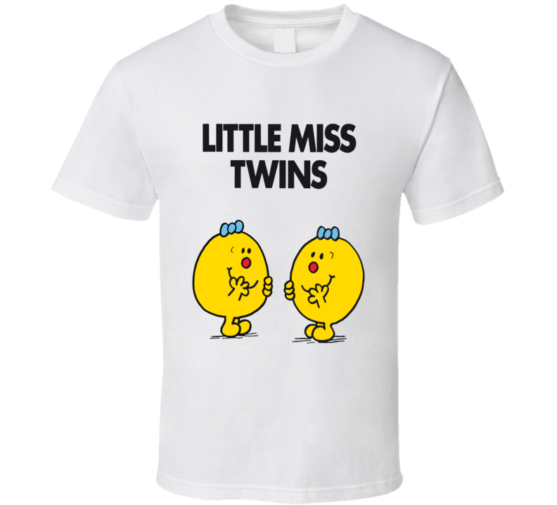 Little Miss Twins Character From Little Miss Book Series Fan T Shirt Little Miss Twins Character From Little Miss Book Series Fan T Shirt