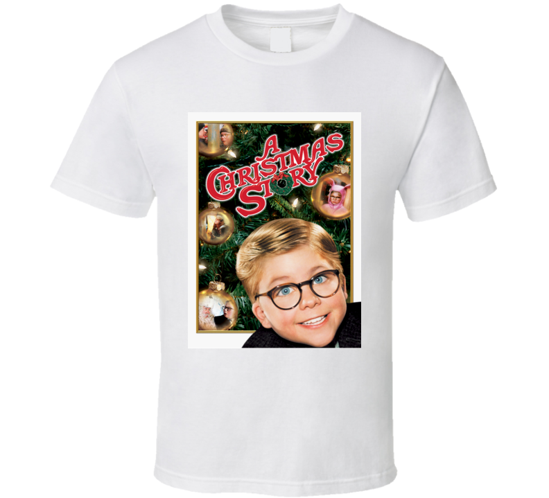 A Christmas Story Movie Poster T Shirt A Christmas Story Movie Poster T Shirt