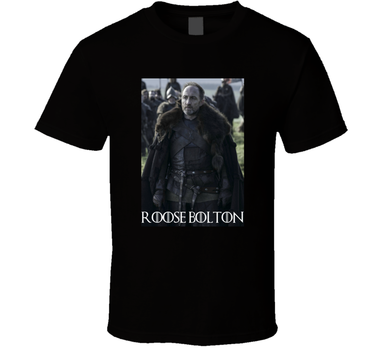 Roose Bolton Character From The TV Show Game Of Thrones T Shirt Roose Bolton Character From The TV Show Game Of Thrones T Shirt
