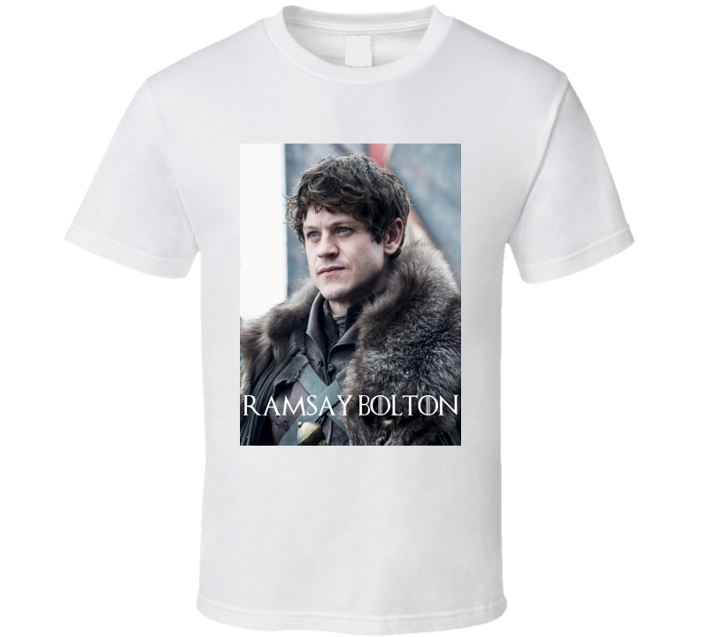 Ramsay Bolton Character From The TV Show Game Of Thrones T Shirt Ramsay Bolton Character From The TV Show Game Of Thrones T Shirt