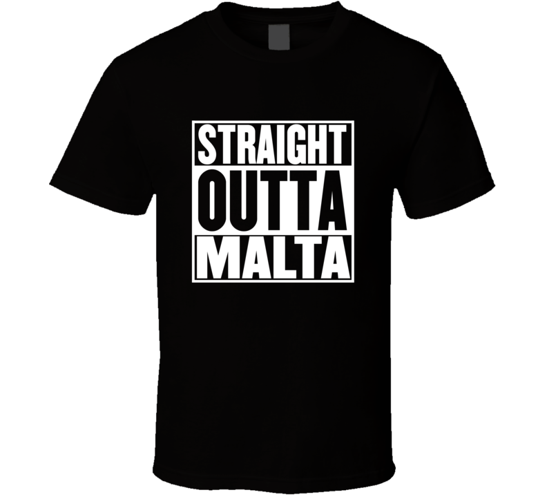 Straight Outta Malta Movie Parody Shirt Straight Outta Malta Movie Parody Shirt